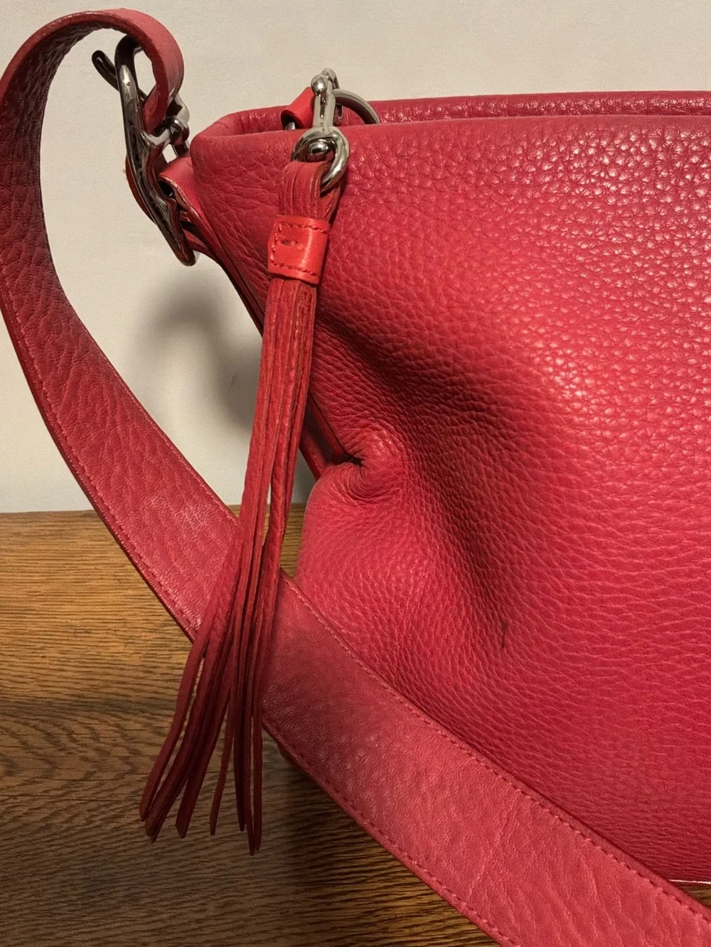 Coach Legacy Pebbled Leather Shoulder Bag